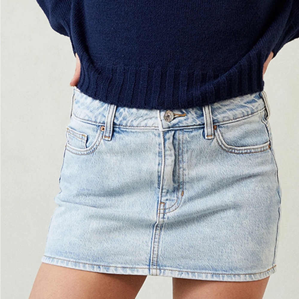 PACSUN Stylish Denim Mini Skirt
